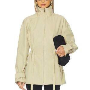 by Marianna Miki Jacket - Beige High-Collar Jacket